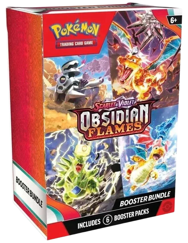 Scarlet & Violet: Obsidian Flames - Booster Bundle trading cards — Mac's Retro Hub