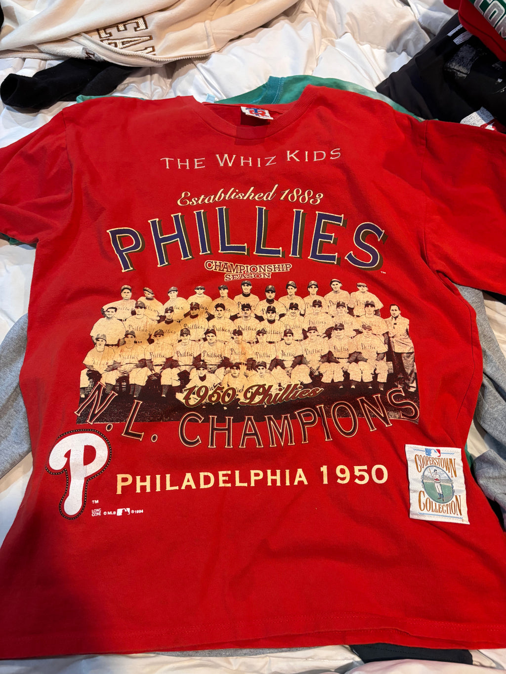 Philadelphia Phillies 1994 Whiz Kids NL Champions Shirt