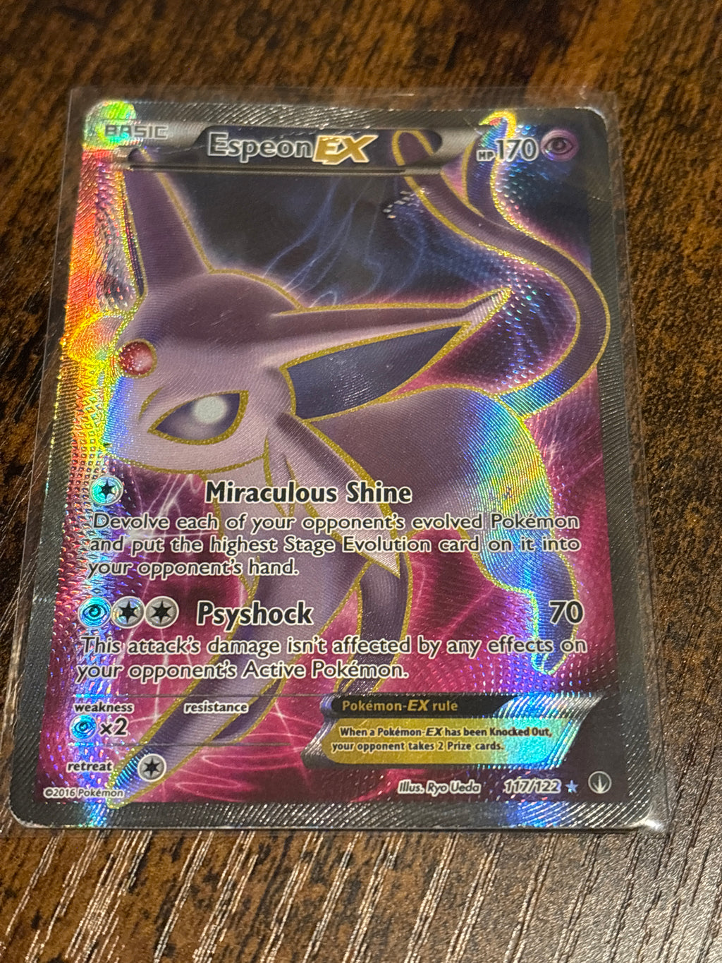 Pokémon TCG - Espeon EX 117/122