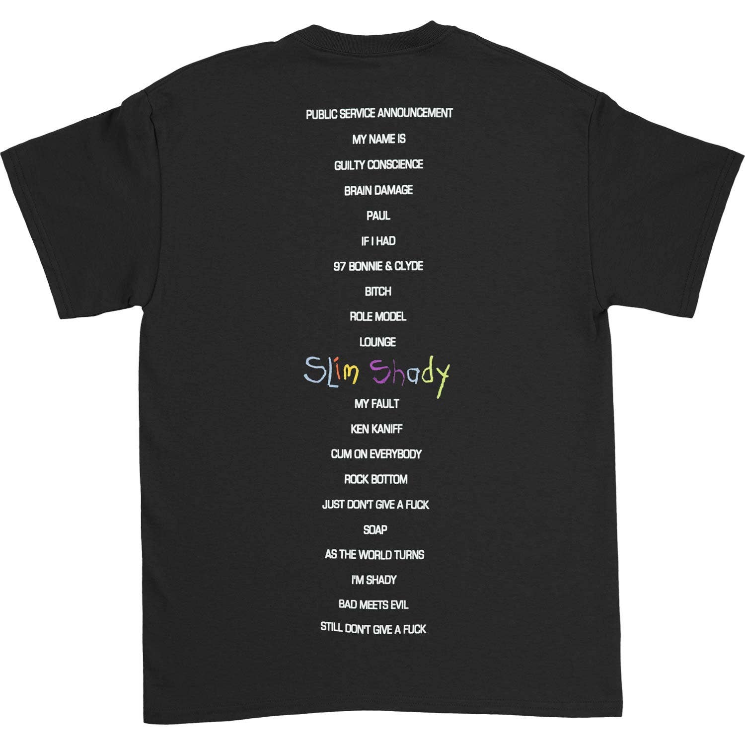 Eminem Slim Shady LP Tour Tee Rare Tour Overrun 90s Hip Hop Rap Mens XL NEW