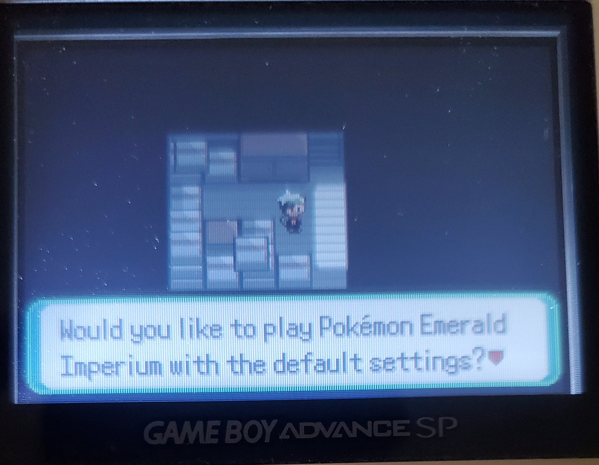 Pokemon Emerald Imperium GBA ROM Hack Video Game Boy Advance retro video game — Mac's Retro Hub
