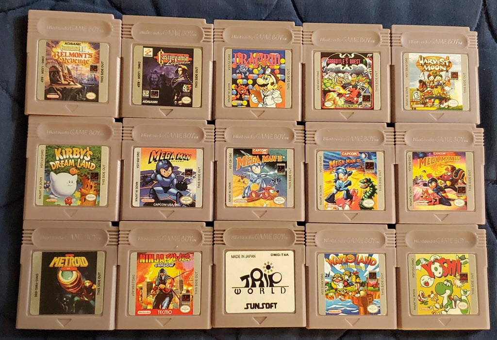 GB Video Game Cartridge Collection Nintendo Gameboy retro video game — Mac's Retro Hub