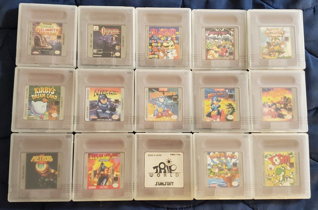 GB Video Game Cartridge Collection Nintendo Gameboy retro video game — Mac's Retro Hub