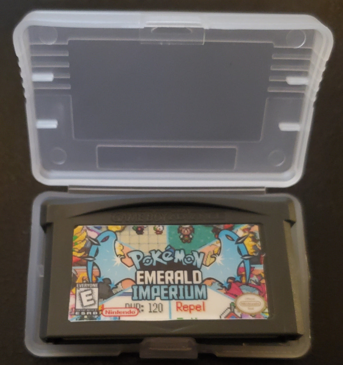 Pokemon Emerald Imperium GBA ROM Hack Video Game Boy Advance retro video game — Mac's Retro Hub
