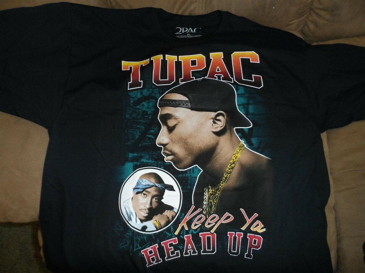 TUPAC - 2021 Keep Ya Head Up T-shirt ~Never Worn~ XL graphic t-shirt — Mac's Retro Hub