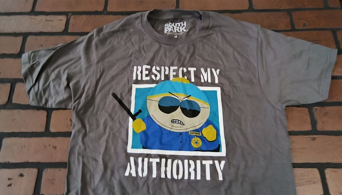 SOUTH PARK-2022 Respect My Authority Men's T-shirt~Licensed /Never Worn~M XL XXL graphic t-shirt — Mac's Retro Hub