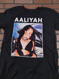 AALIYAH - 2020 Eyes Closed T-shirt ~Licensed / Never Worn~ M graphic t-shirt — Mac's Retro Hub
