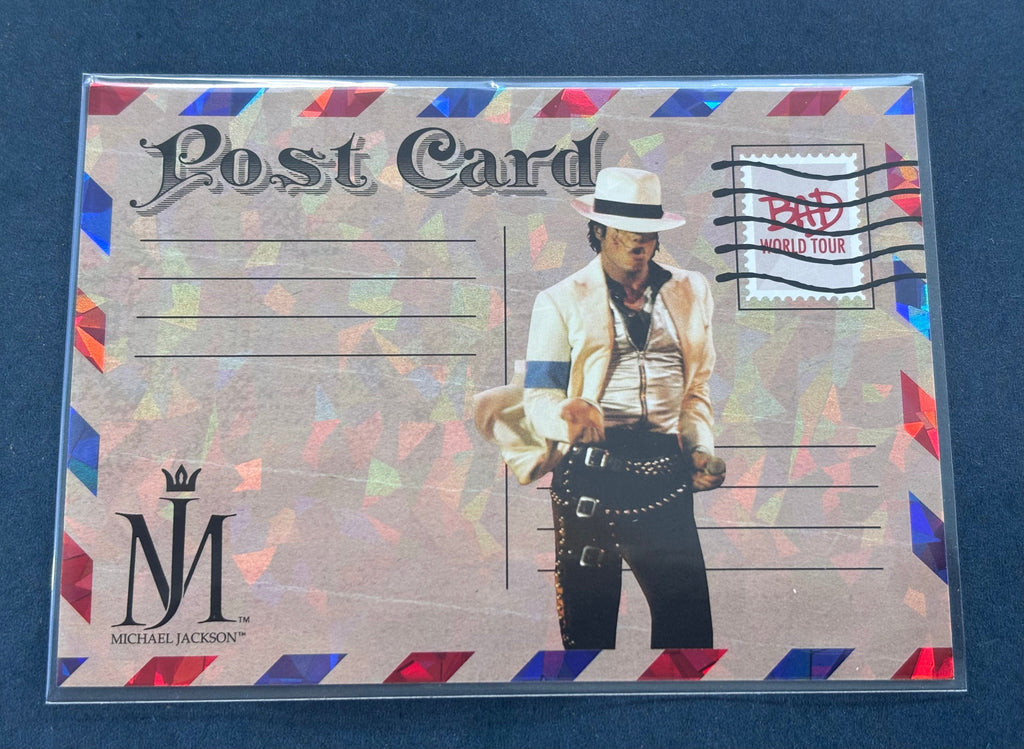Michael Jackson Bad World Tour Keepsake Shattered Glass Parallel Card #171 - Numbered 62/87