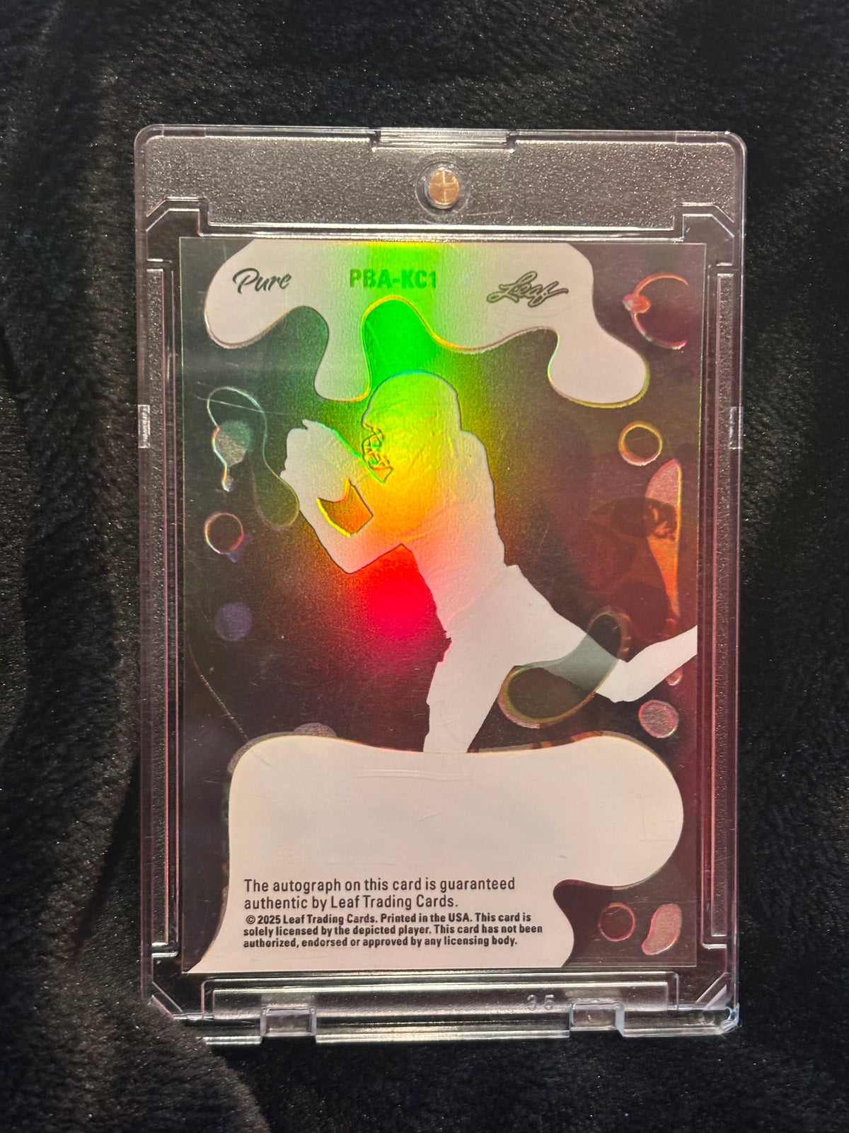 2025 Leaf Pure Kevin “KC” Concepcion Autograph Card – PBA-KC1