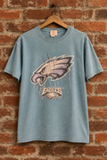 Vintage 1998 Philadelphia Eagles Lee Sport Nutmeg Mills Green Graphic T-Shirt Size L