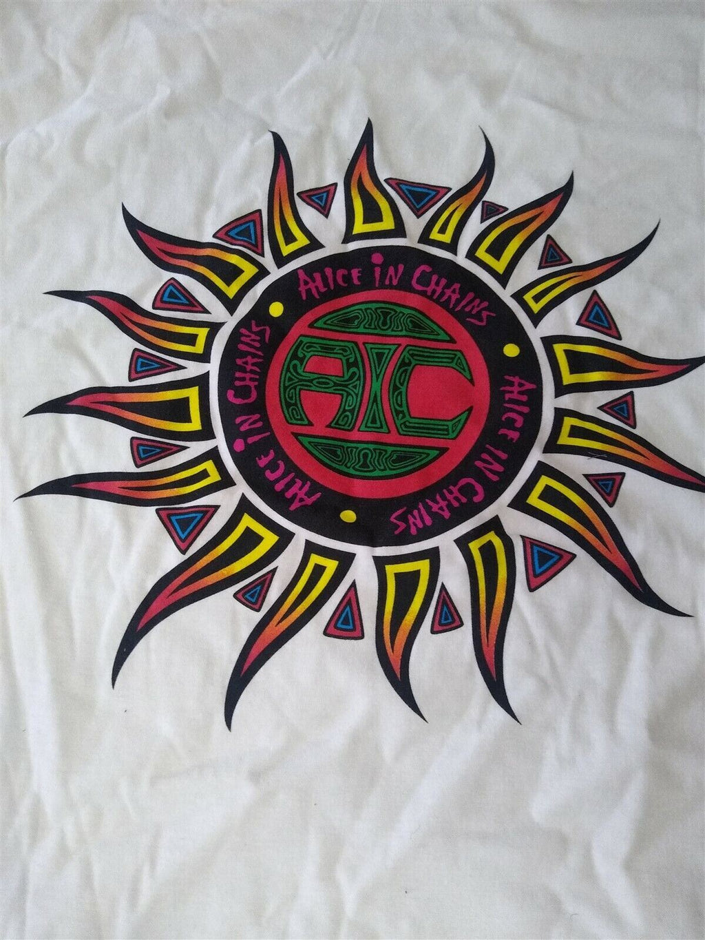 ALICE IN CHAINS - AIC Sun Men's T-shirt ~Never Worn~ L 2XL graphic t-shirt — Mac's Retro Hub