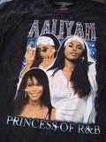 AALIYAH - Princess of R&B Tie Dye T-shirt ~Never Worn~ M/L graphic t-shirt — Mac's Retro Hub