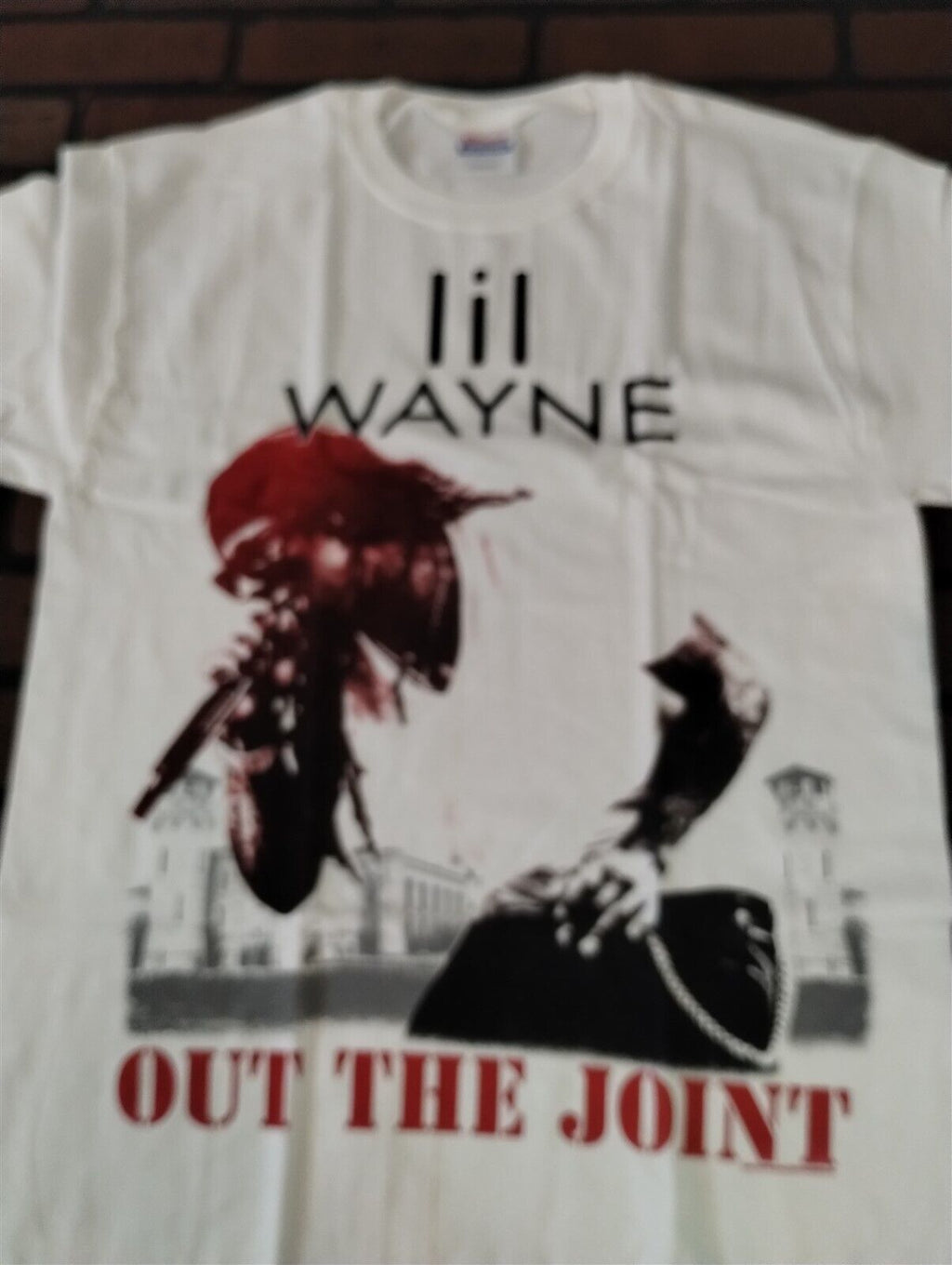 LIL WAYNE- 2010 Out the Joint White T-shirt ~Never Worn~ M XL 2XL graphic t-shirt — Mac's Retro Hub
