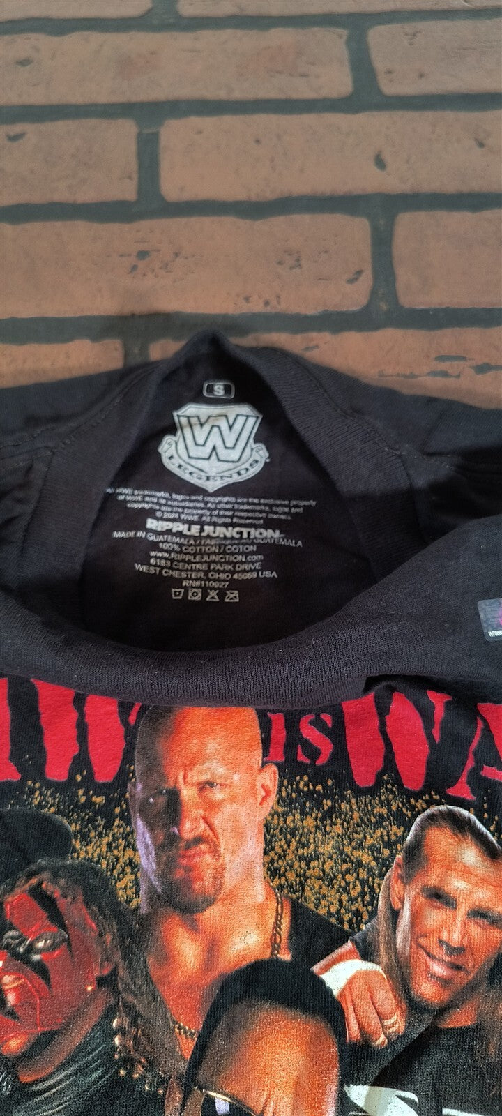 WWE MONDAY NIGHT RAW - Raw is War T-shirt ~Never Worn~ S graphic t-shirt — Mac's Retro Hub