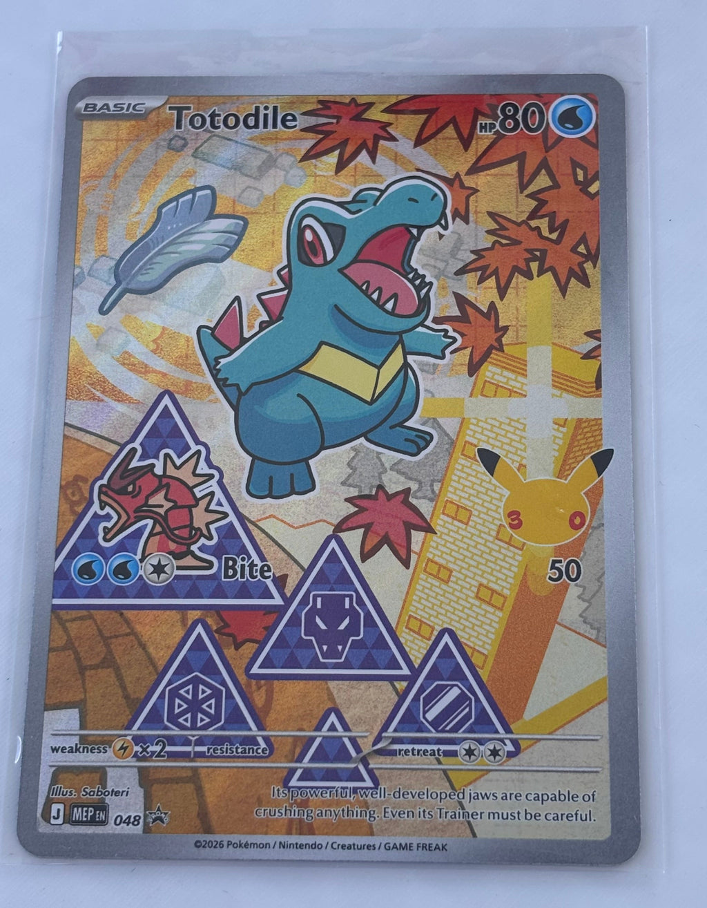Totodile 048 – MEP Black Star Promo – Pokémon TCG