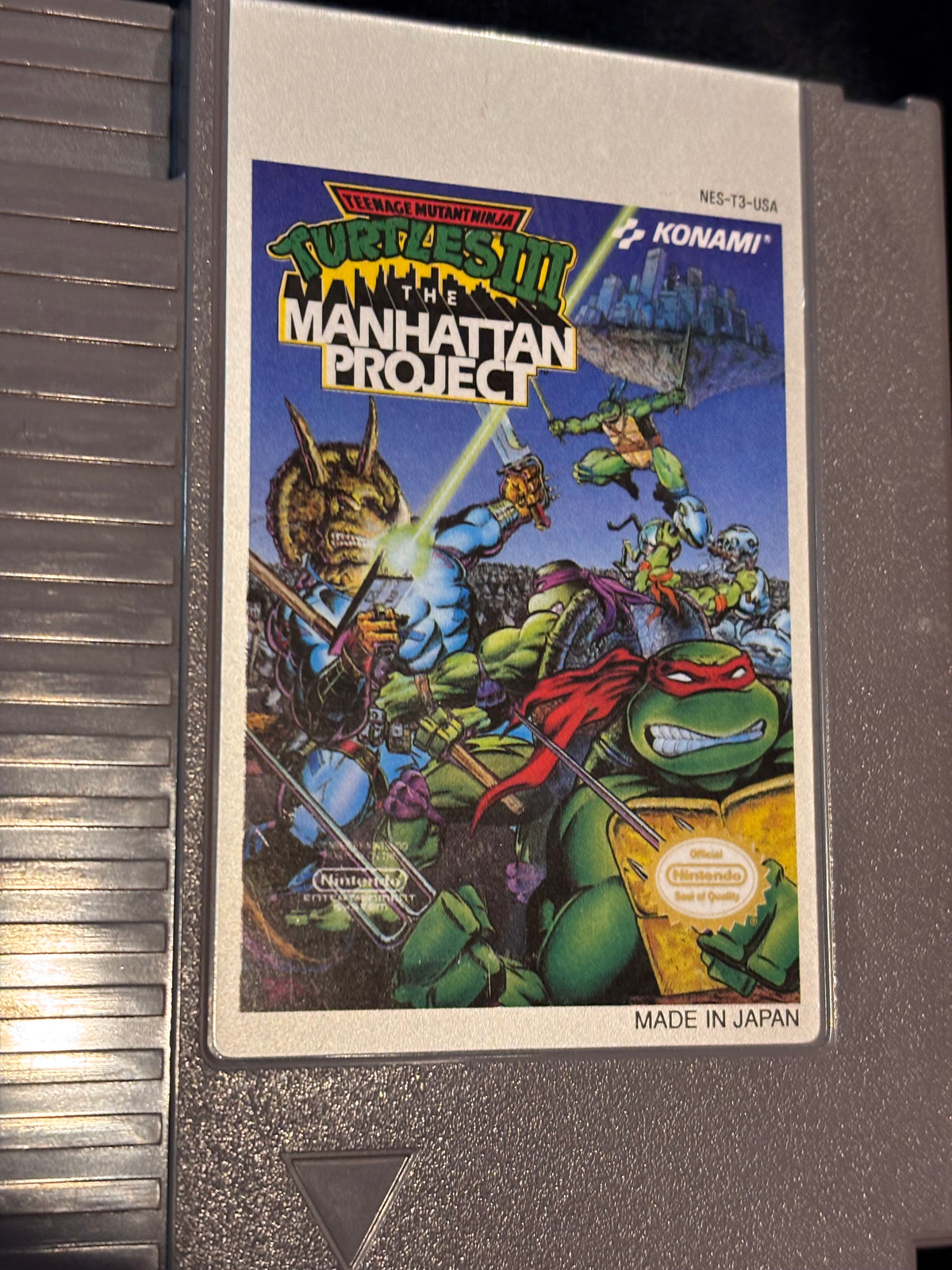 TMNT III: The Manhattan Project Video Game (NES)
