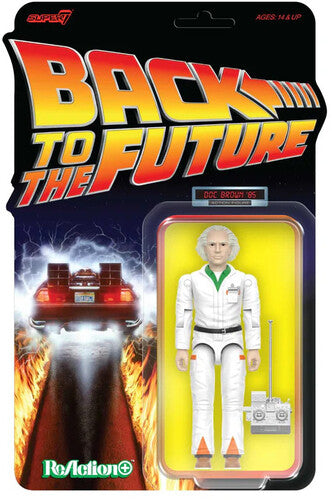 ReAction Back to the Future ReAction+ Wv1 Doc Brown '85 3¾-inch Retro Action Figure collectible figure — Mac's Retro Hub