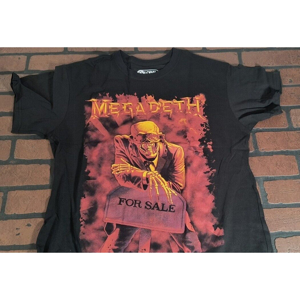 MEGADETH - Vic Rattlehead For Sale 2023 T-shirt ~Never Worn~ S M L 2XL graphic t-shirt — Mac's Retro Hub