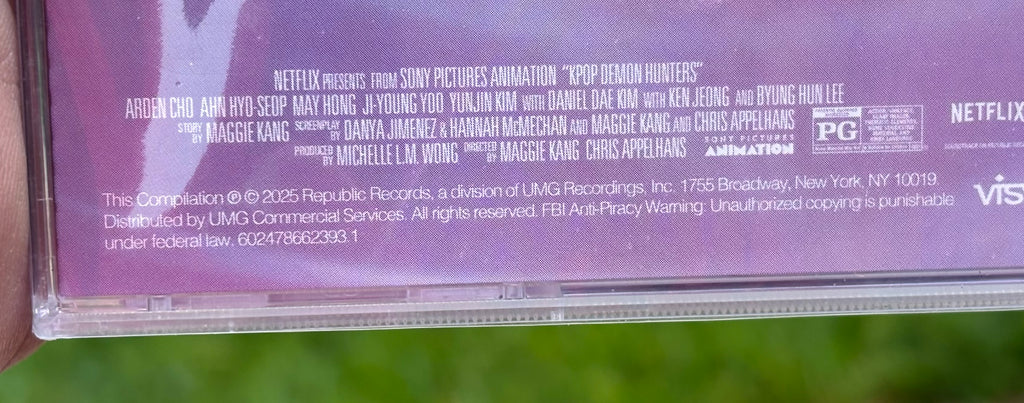 K-Pop Demon Hunters (Original Soundtrack) (CD) compact disc album — Mac's Retro Hub - photo 4