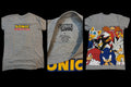 Sonic The Hedgehog Characters Gray Graphic T-Shirt Size S Sega RN 71868