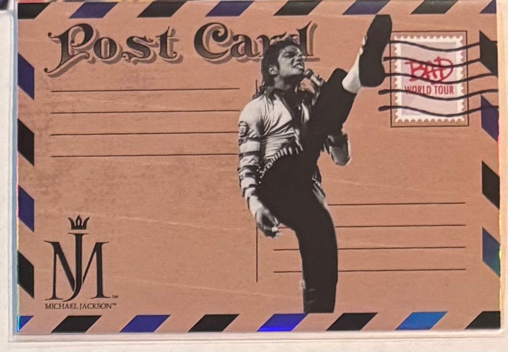 Michael Jackson Bad World Tour Holo Trading Card #166