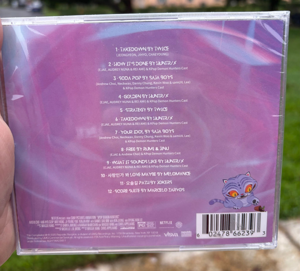 K-Pop Demon Hunters (Original Soundtrack) (CD) compact disc album — Mac's Retro Hub - photo 2