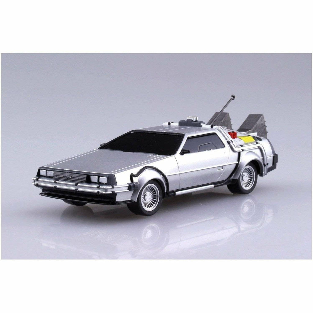 Back to the Future pull-back DeLorean 1:43 scale plastic model kit collectible figure — Mac's Retro Hub - photo 3