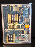 Meowth Pokémon card, number 144/128, showing 60 HP, Pay Day, a 30CEN marking, and Pikachu stamp