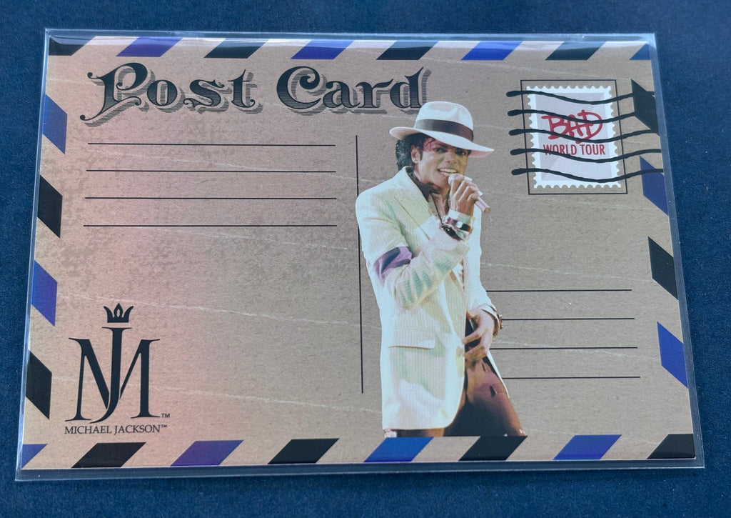 Michael Jackson Bad World Tour Keepsake Holo Card #164 - White Hat & Suit