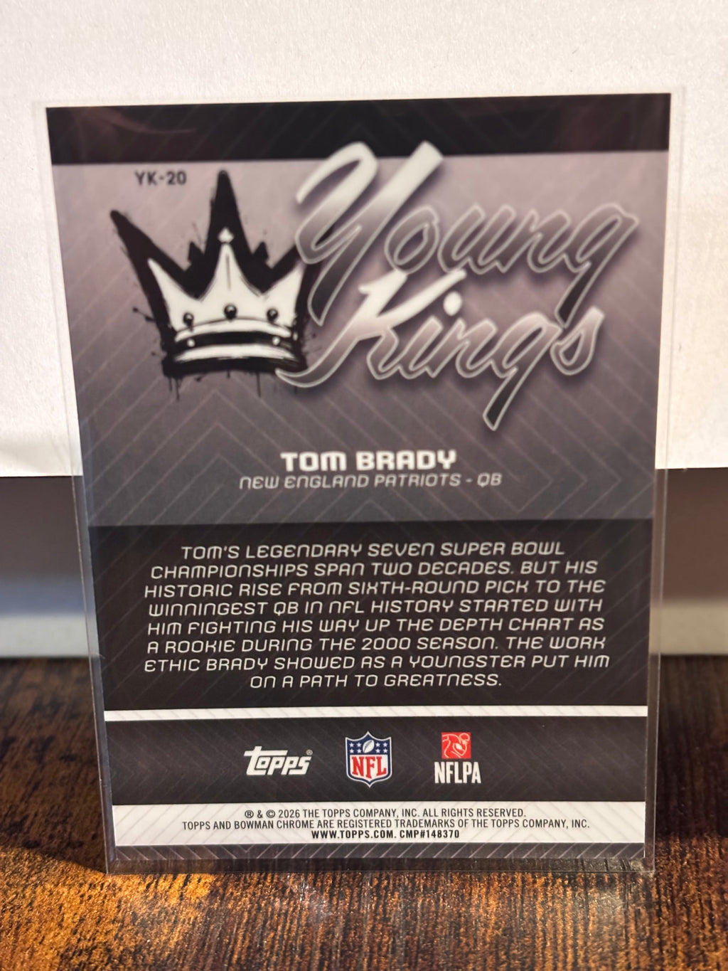 2026 Bowman Chrome Tom Brady Young Kings YK-20 – 001/199