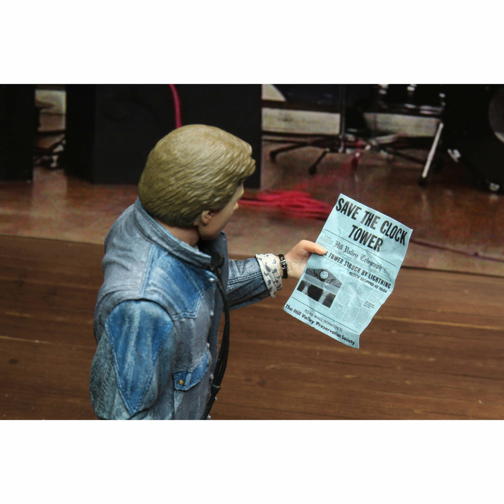 NECA Back to the Future 7" Scale Action Figure - Ultimate Marty McFly (1985 "Audition") collectible figure — Mac's Retro Hub - photo 17