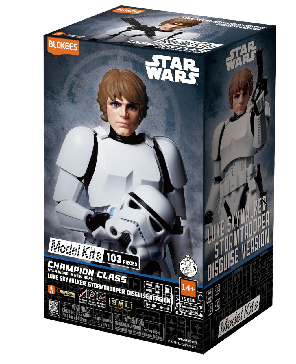 Blokees: Star Wars - Champion Class - Star Wars Ep IV - A New Hope - 04 Luke Skywalker - Stormtrooper Disguise Version