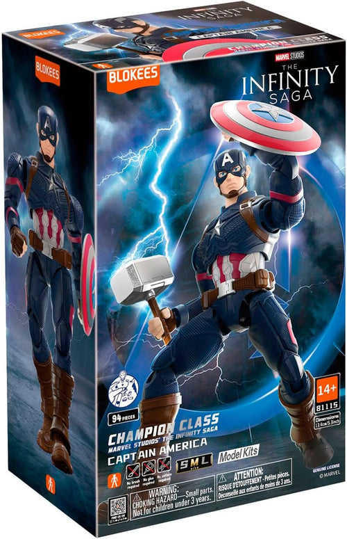 Blokees: Marvel Infinity Saga - Champion Class 03 - Captain America collectible figure — Mac's Retro Hub