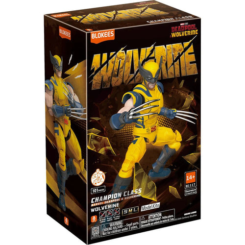 Blokees: Marvel Deadpool & Wolverine - Champion Class - 05: Wolverine collectible figure — Mac's Retro Hub