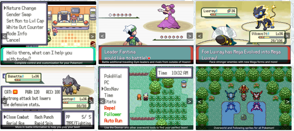 Pokemon Emerald Imperium GBA ROM Hack Video Game Boy Advance retro video game — Mac's Retro Hub