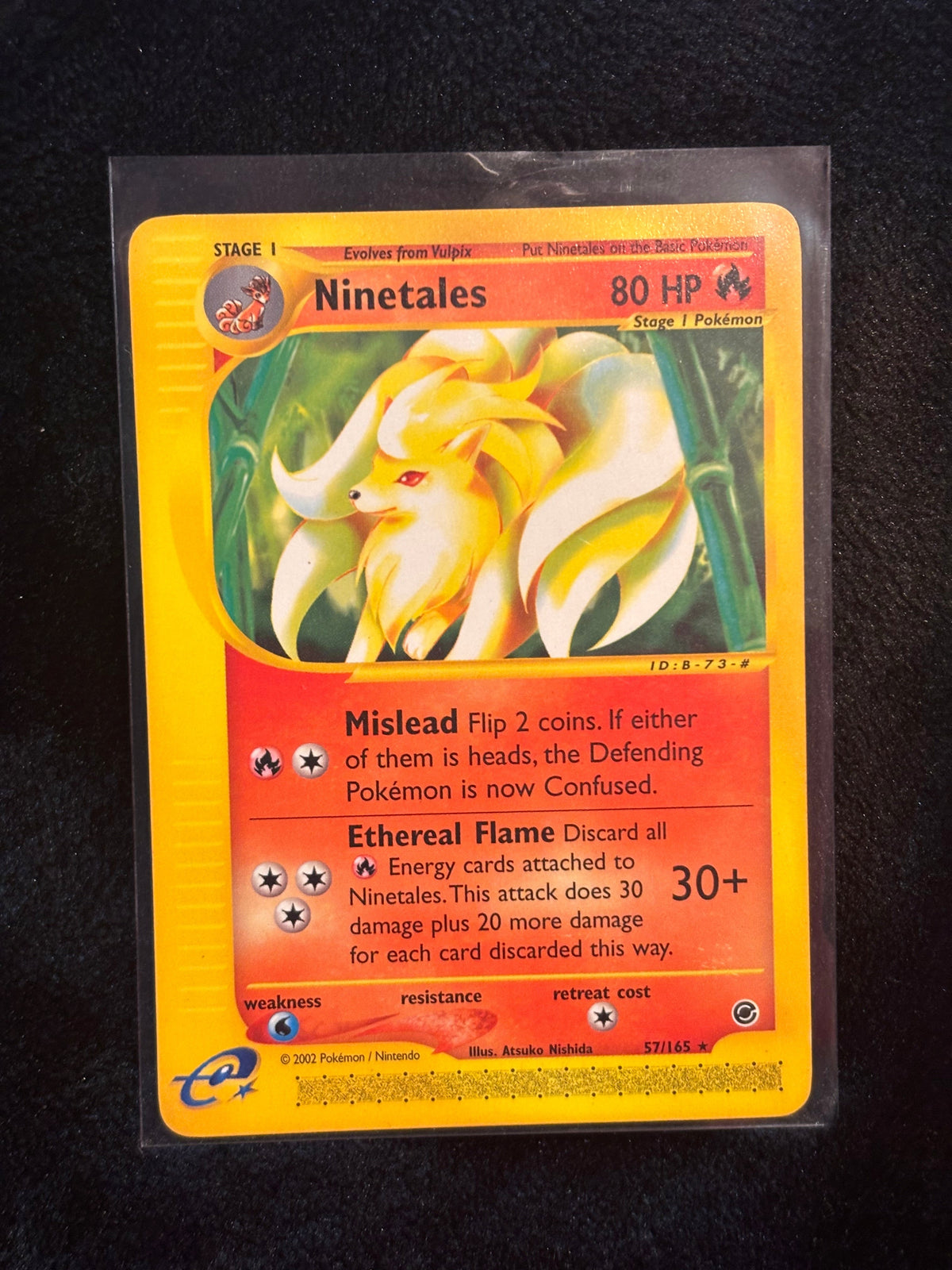 Ninetales 57/165 – Expedition Pokémon TCG Card (2002)
