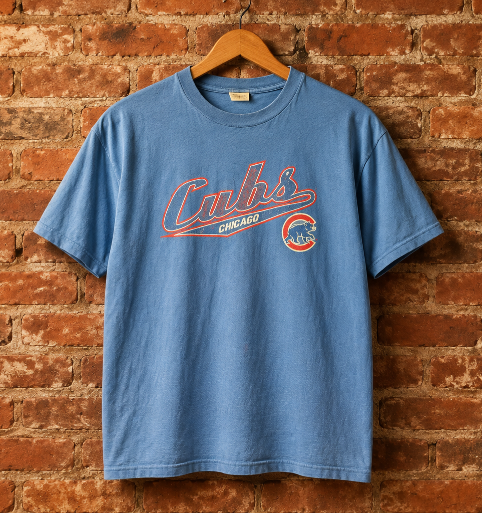 Lee Sport Chicago Cubs Graphic T-Shirt, 2XL graphic t-shirt — Mac's Retro Hub