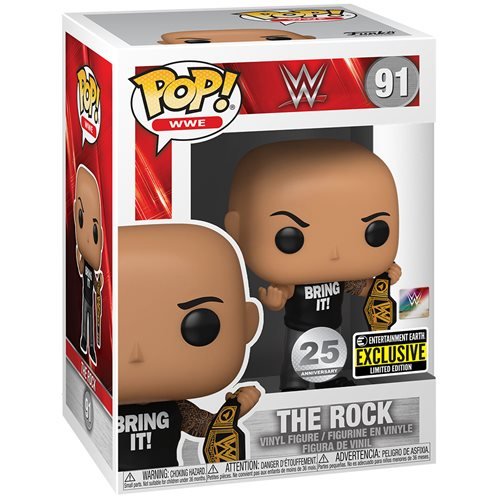 Funko POP! WWE: The Rock Entertainment Earth Exclusive