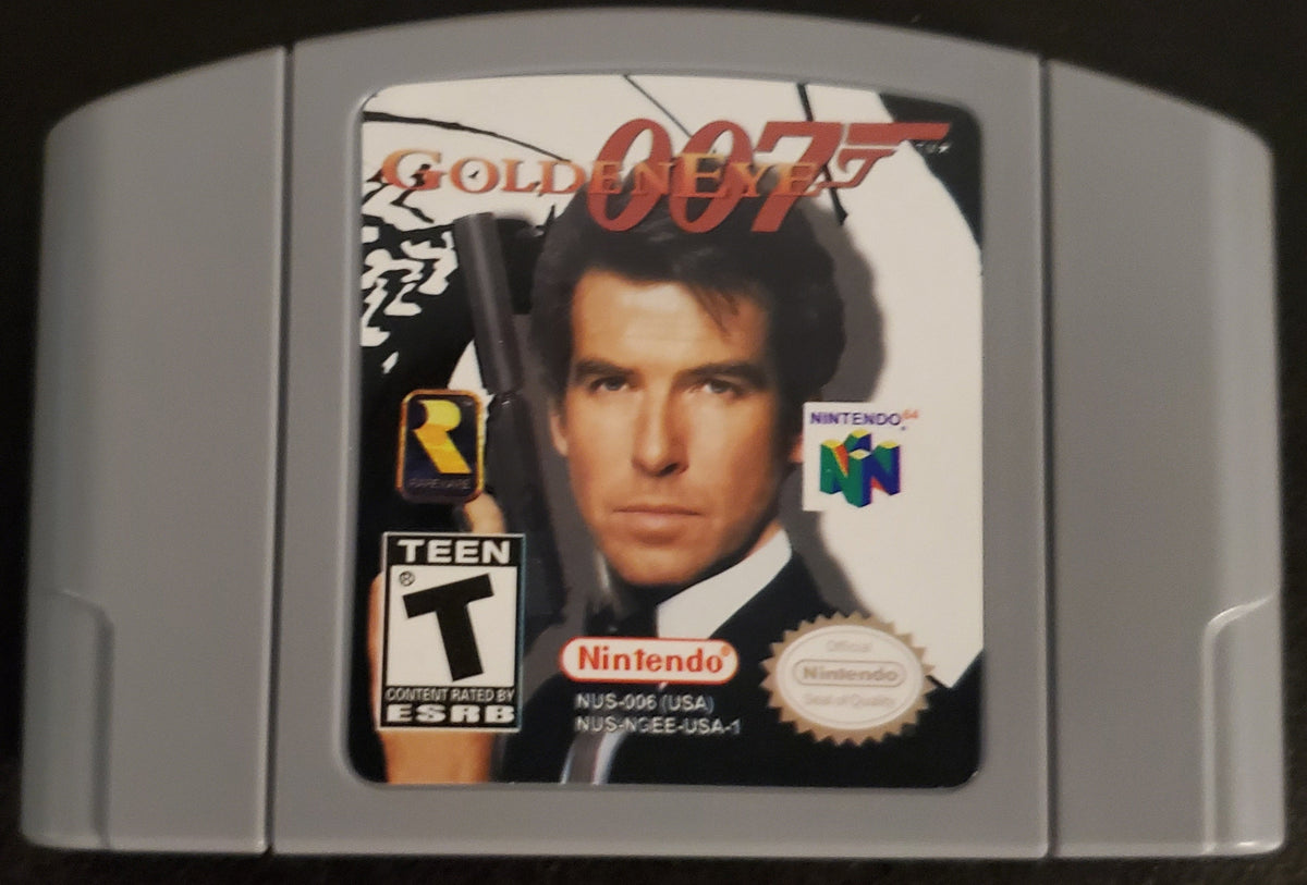 Goldeneye 007 N64 Nintendo 64 Video Game Cartridge 1997 retro video game — Mac's Retro Hub