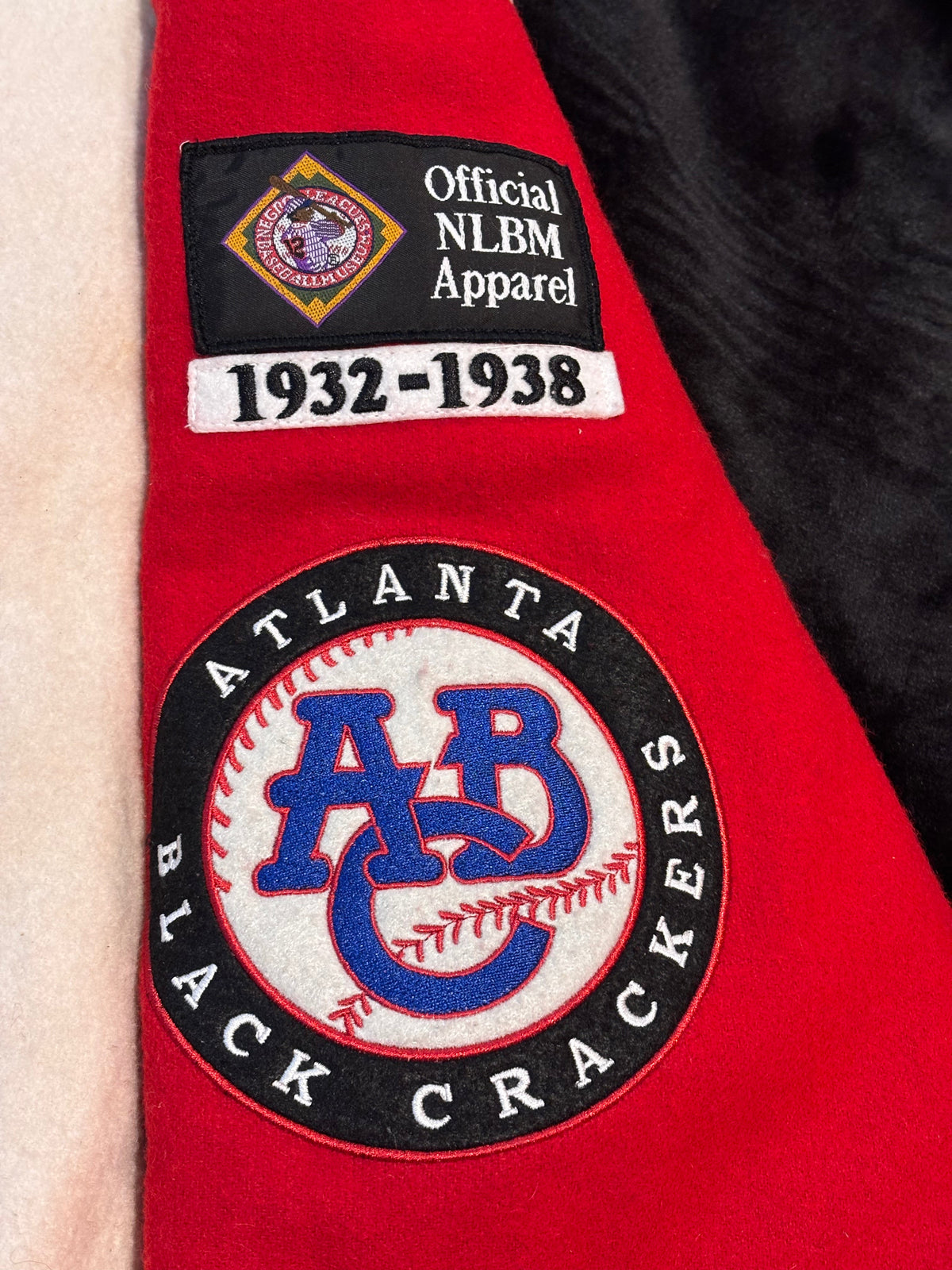 Atlanta Black Crackers Headgear varsity jacket front