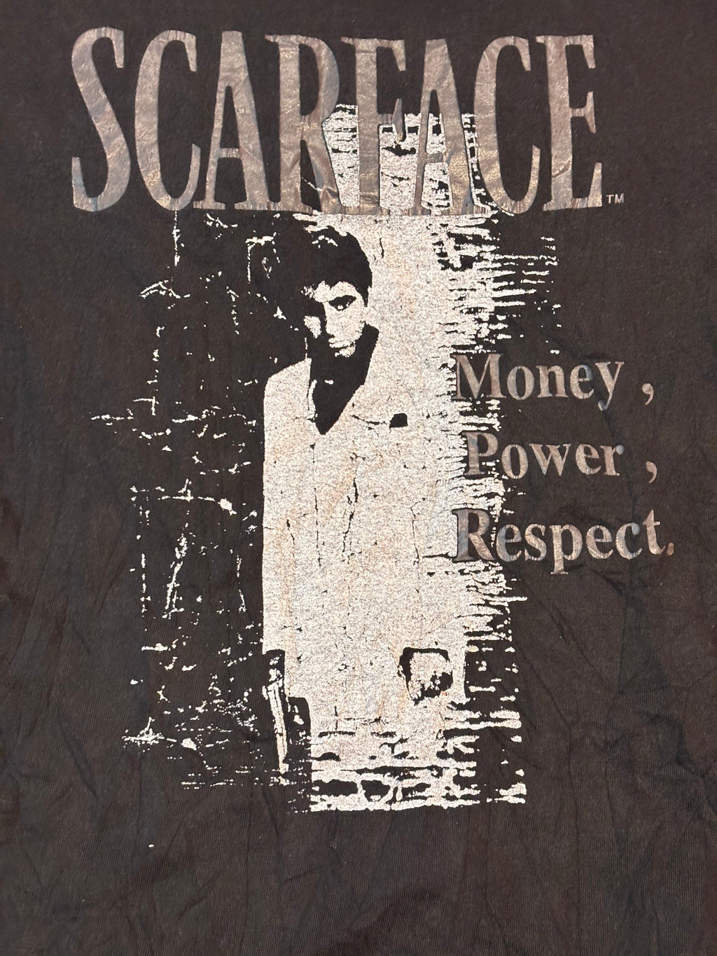Scarface graphic close-up