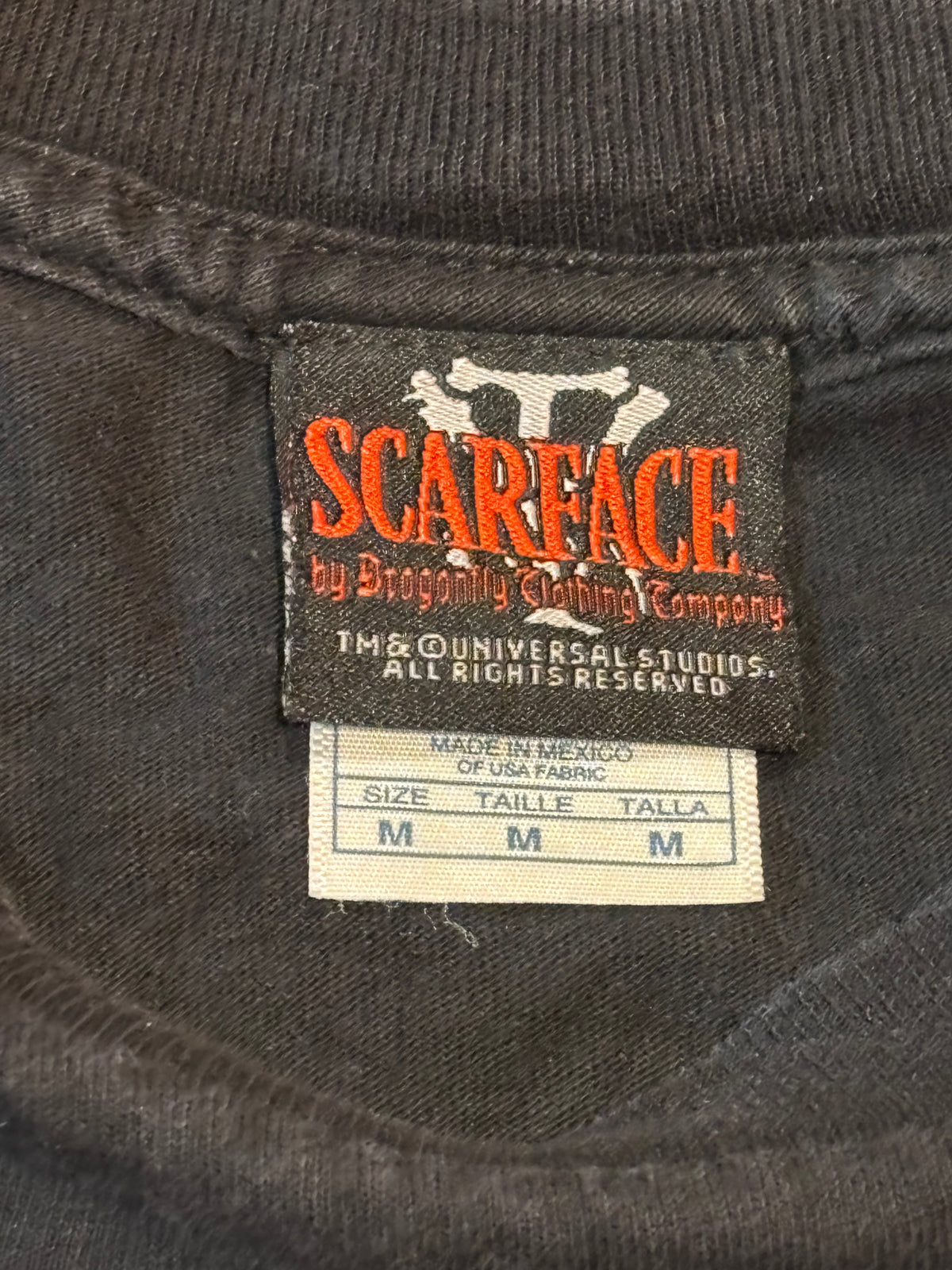 Dragonfly Clothing Company Scarface tag, size M