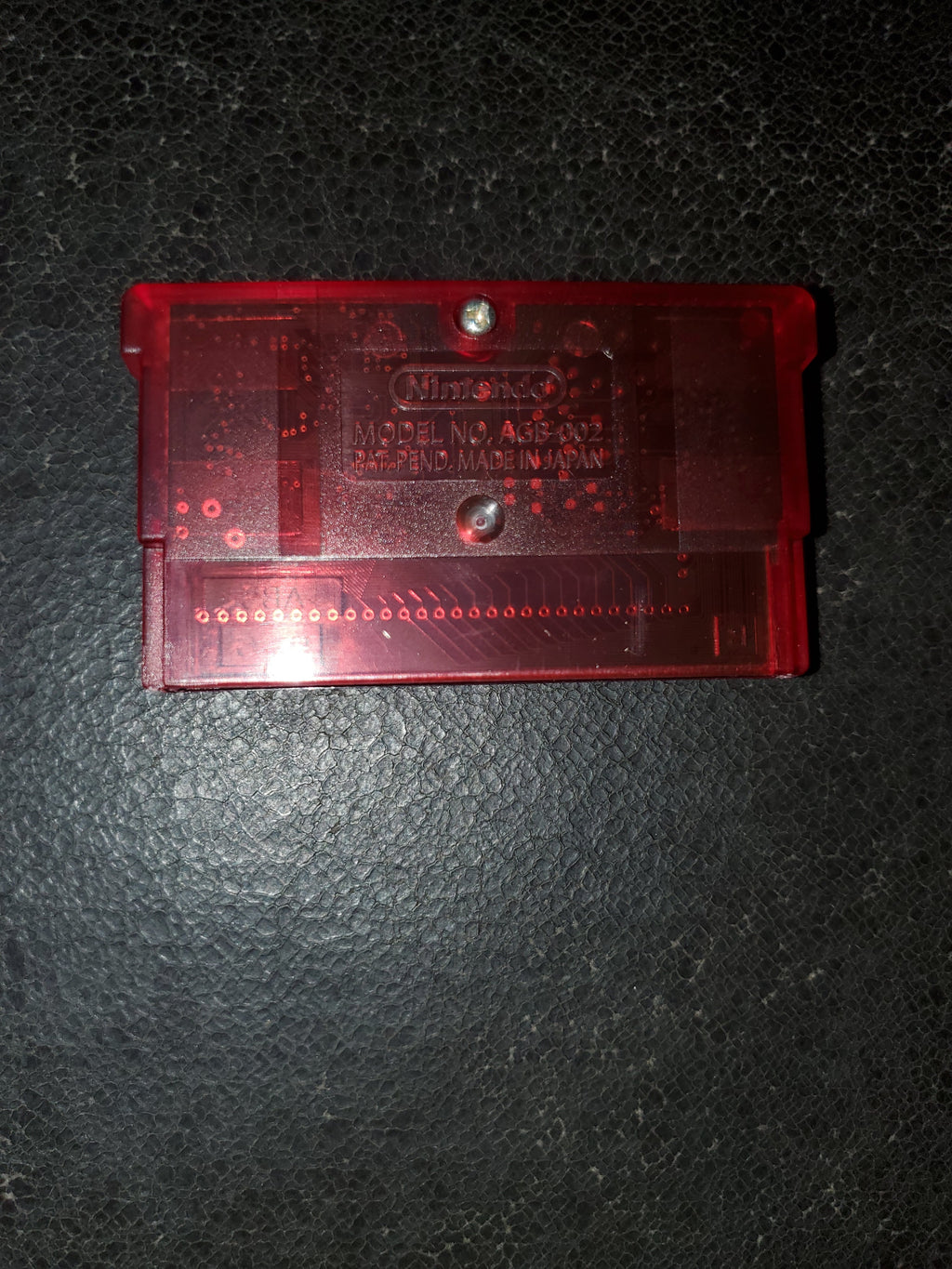 Pokemon Ruby GBA Video Game Cartridge Game Boy Advance 2003 retro video game — Mac's Retro Hub
