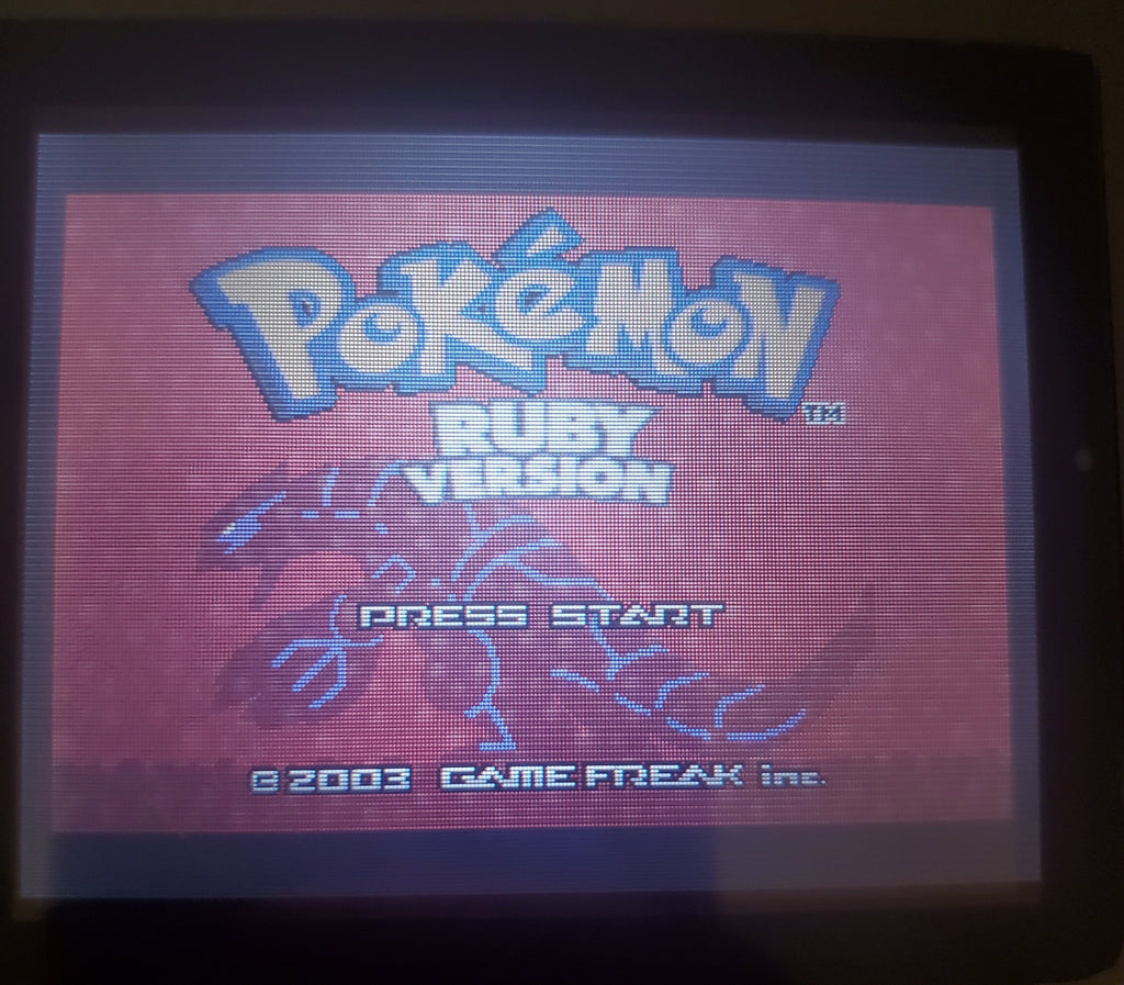 Pokemon Ruby GBA Video Game Cartridge Game Boy Advance 2003 retro video game — Mac's Retro Hub