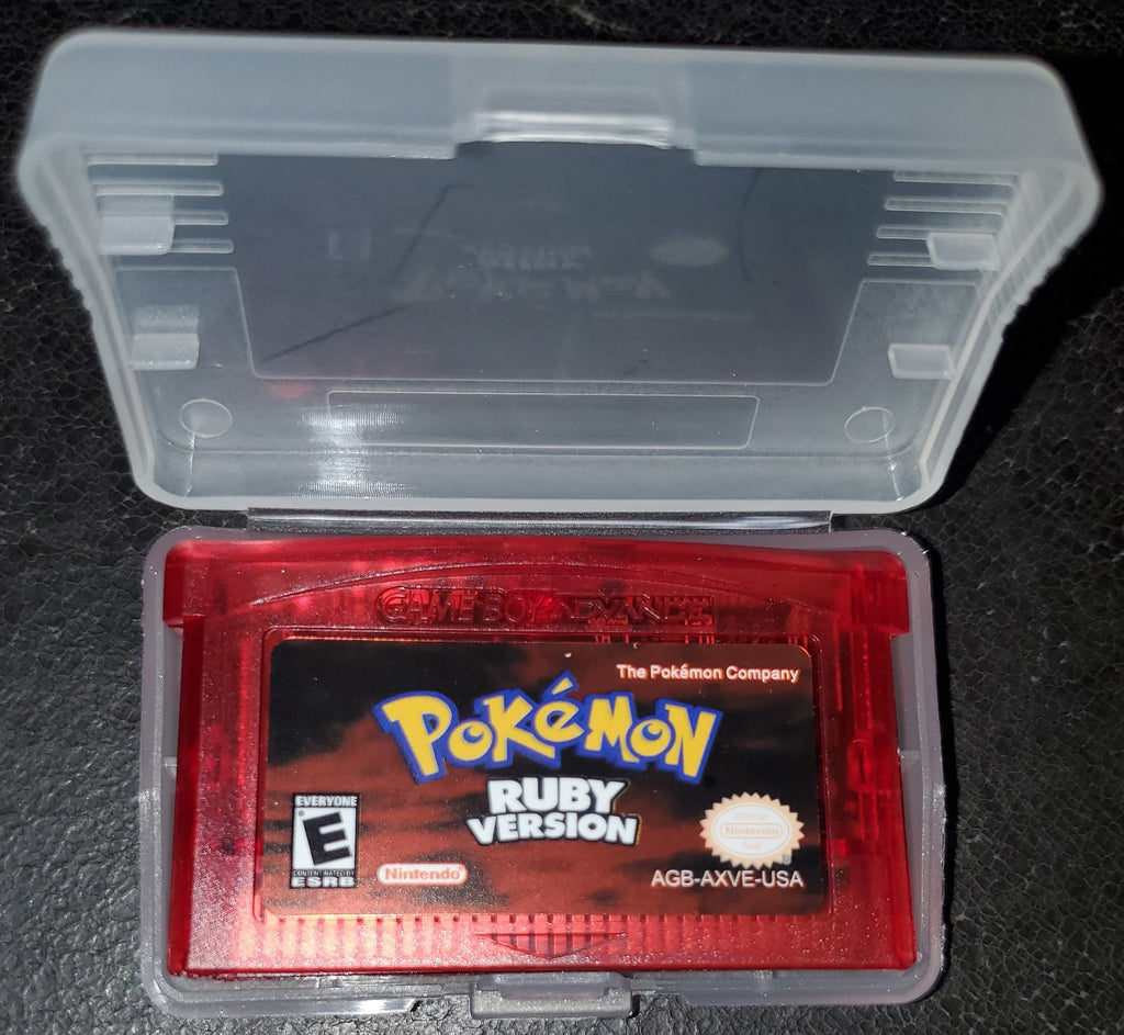 Pokemon Ruby GBA Video Game Cartridge Game Boy Advance 2003 retro video game — Mac's Retro Hub