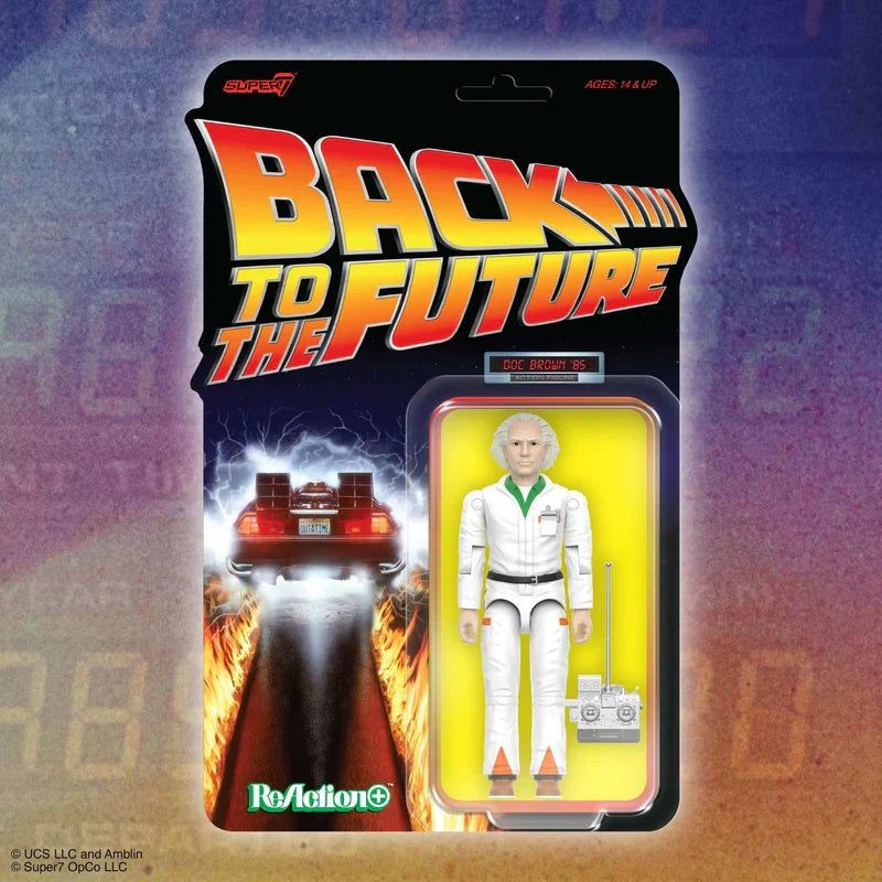 ReAction Back to the Future ReAction+ Wv1 Doc Brown '85 3¾-inch Retro Action Figure collectible figure — Mac's Retro Hub - photo 2
