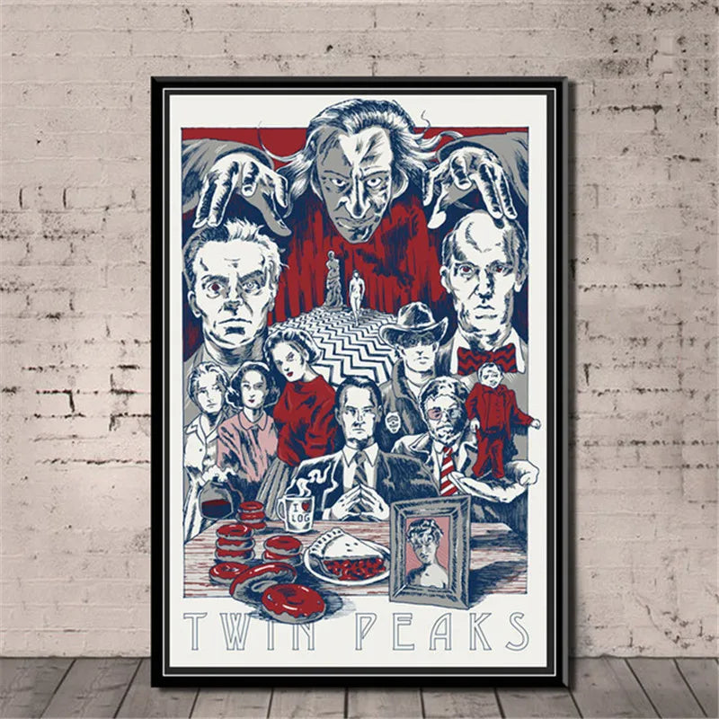 Twin Peaks TV Series Shows Classic Movie Anime Poster And Prints Canvas Painting Art Wall Pictures For Living — Mac's Retro Hub - photo 8