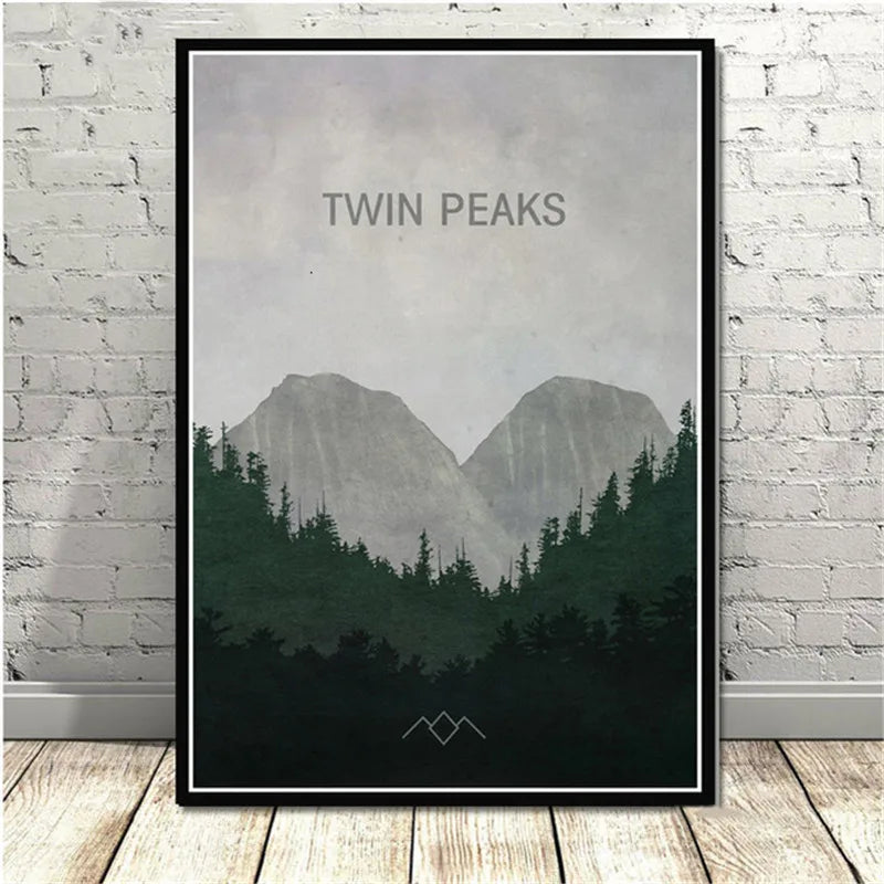 Twin Peaks TV Series Shows Classic Movie Anime Poster And Prints Canvas Painting Art Wall Pictures For Living — Mac's Retro Hub - photo 10