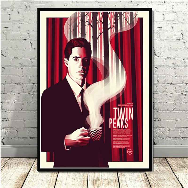 Twin Peaks TV Series Shows Classic Movie Anime Poster And Prints Canvas Painting Art Wall Pictures For Living — Mac's Retro Hub - photo 3