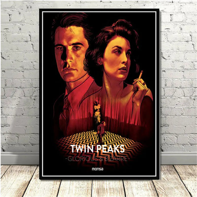 Twin Peaks TV Series Shows Classic Movie Anime Poster And Prints Canvas Painting Art Wall Pictures For Living — Mac's Retro Hub - photo 15